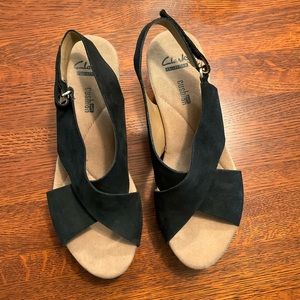 Clark platform sandals